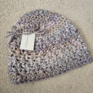 HANDMADE OOAK  Hat Toque Multicolor Crochet Beanie - Soft Pastel Blend